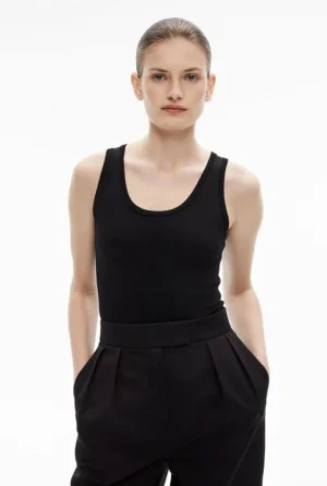 Sale | Tops & T Shirts^Witchery Crepe Knit Bodysuit Black