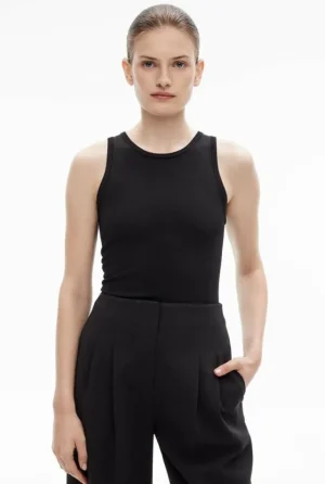 Sale | Tops & T Shirts^Witchery Crepe Knit Tank Black