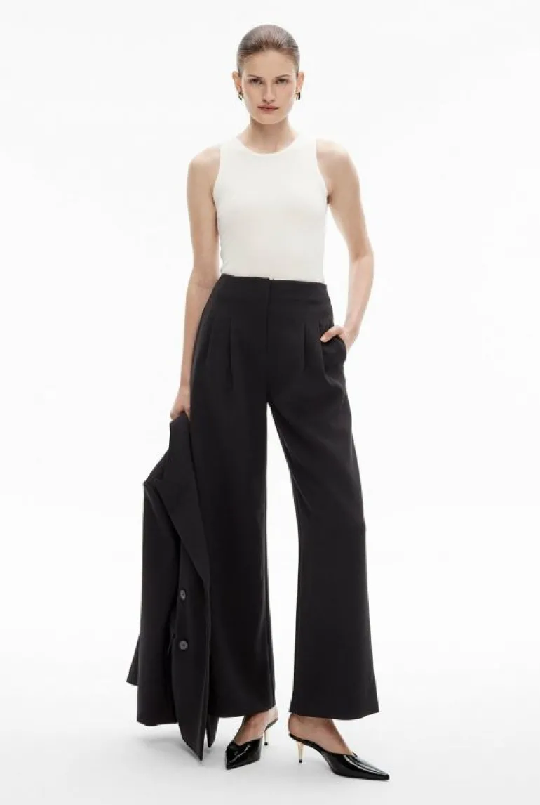 Sale | Tops & T Shirts^Witchery Crepe Knit Tank Black