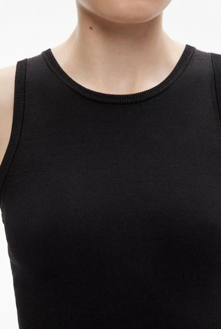 Sale | Tops & T Shirts^Witchery Crepe Knit Tank Black
