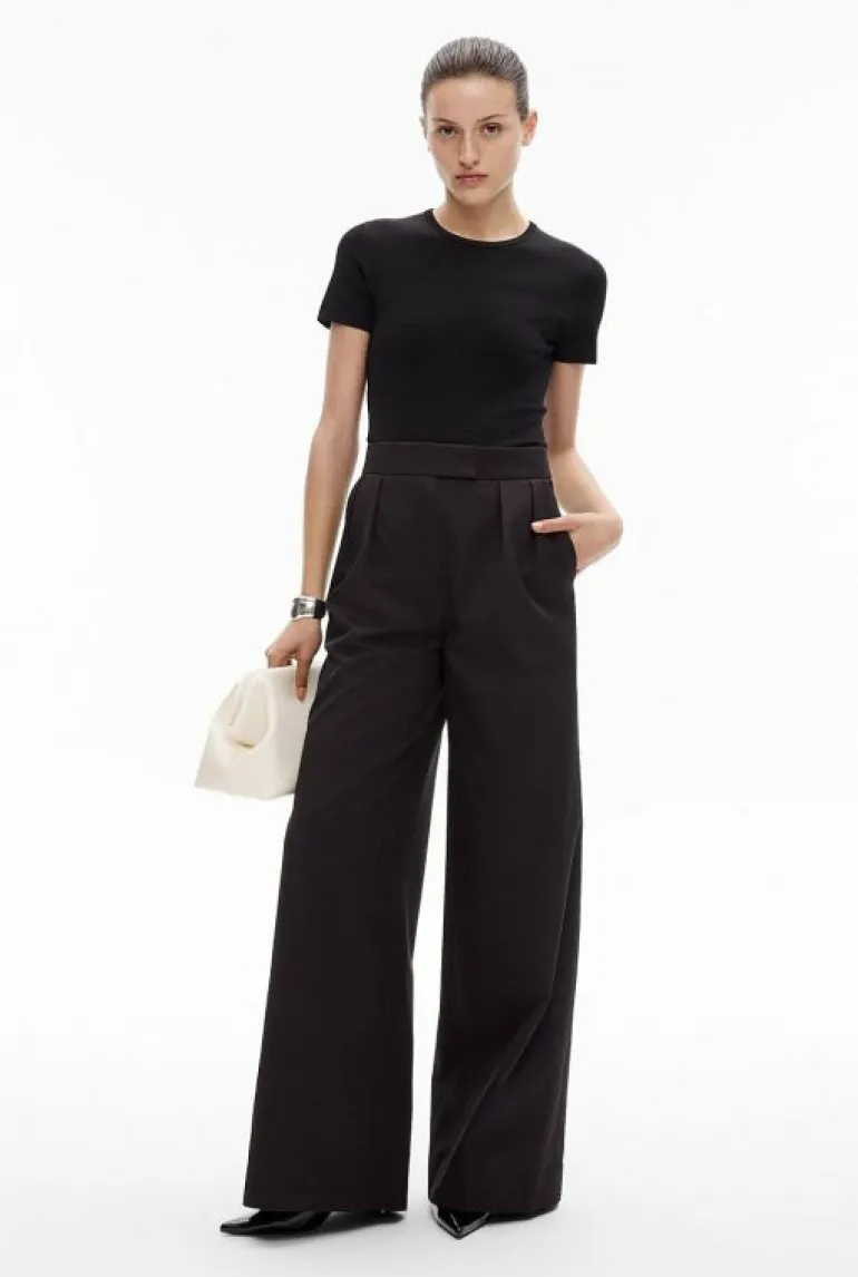 Sale | Tops & T Shirts^Witchery Crepe Knit Tee Black