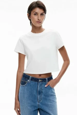 Tops & T Shirts^Witchery Crew Crop Tee Black