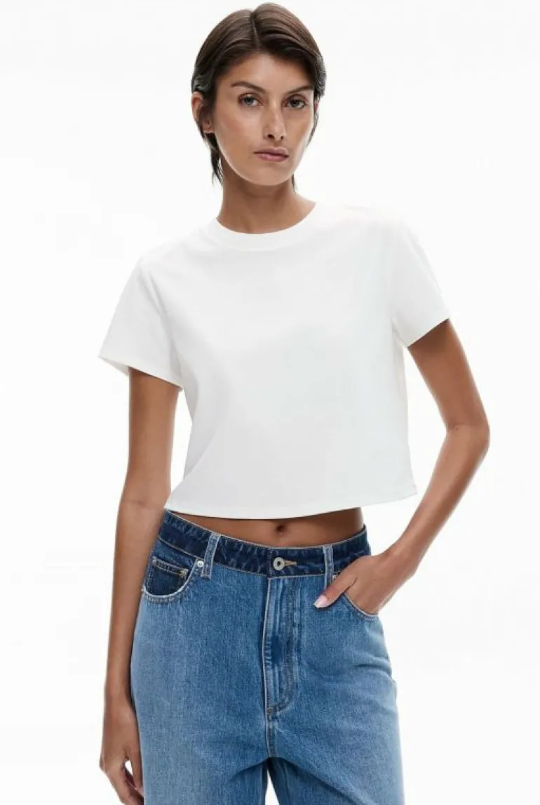 Tops & T Shirts^Witchery Crew Crop Tee Black