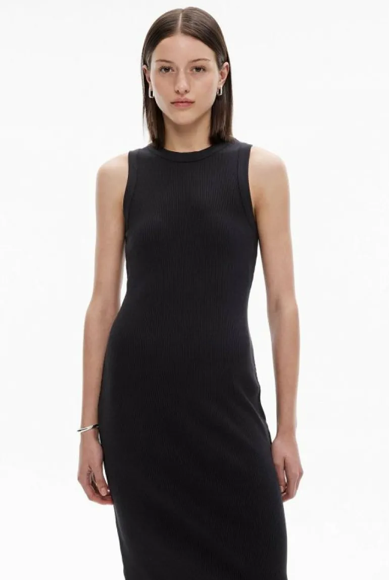 Sale | Dresses^Witchery Crew Rib Midi Dress CharcoalMelange
