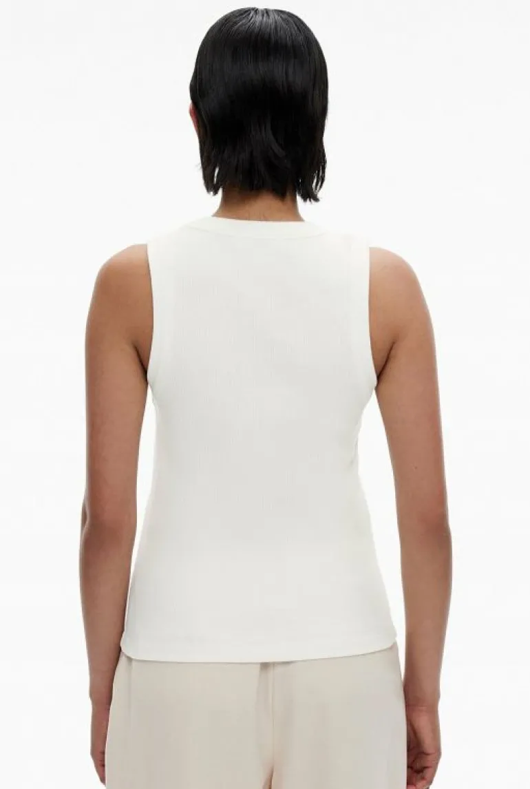 Tops & T Shirts^Witchery Crew Rib Tank StoneMelange