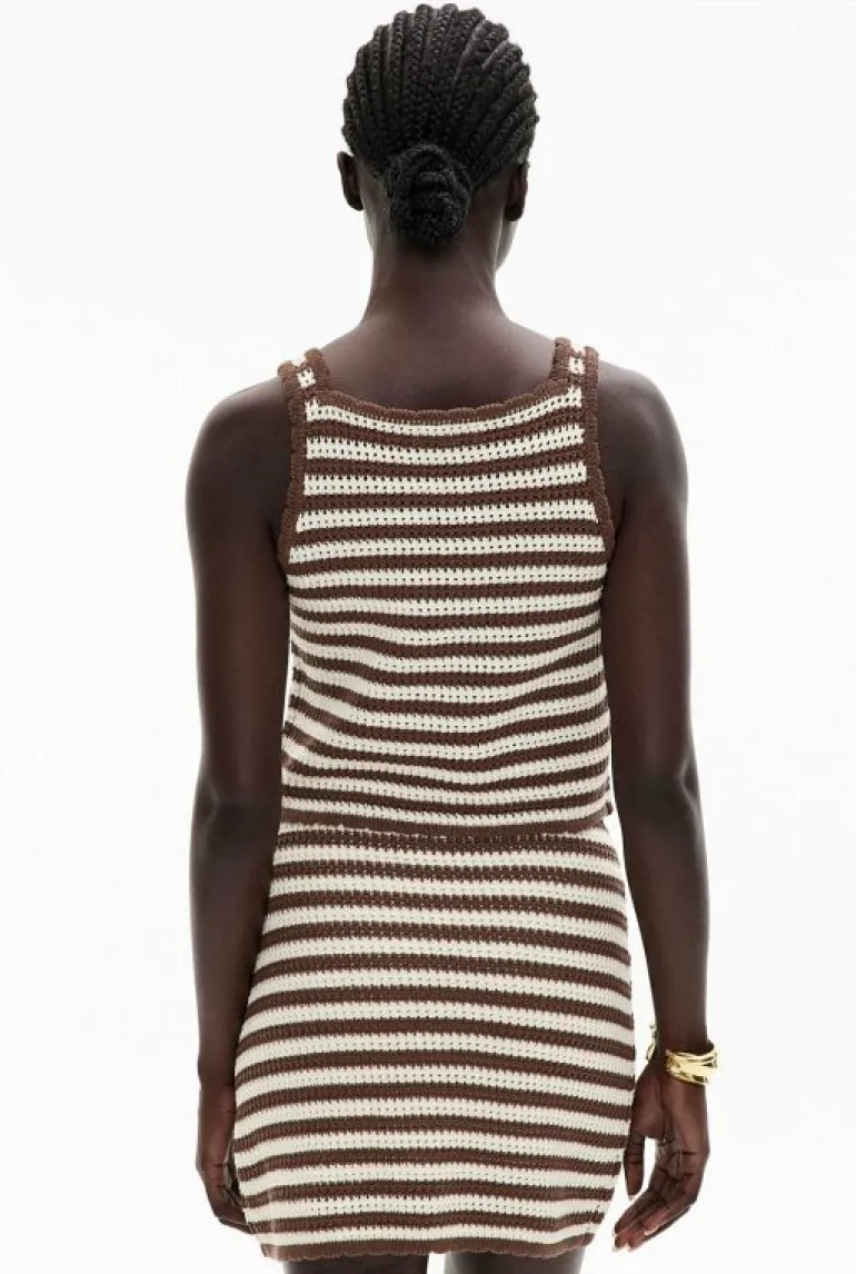 Tops & T Shirts | Knitwear^Witchery Crochet Knit Tank ChocolateStripe
