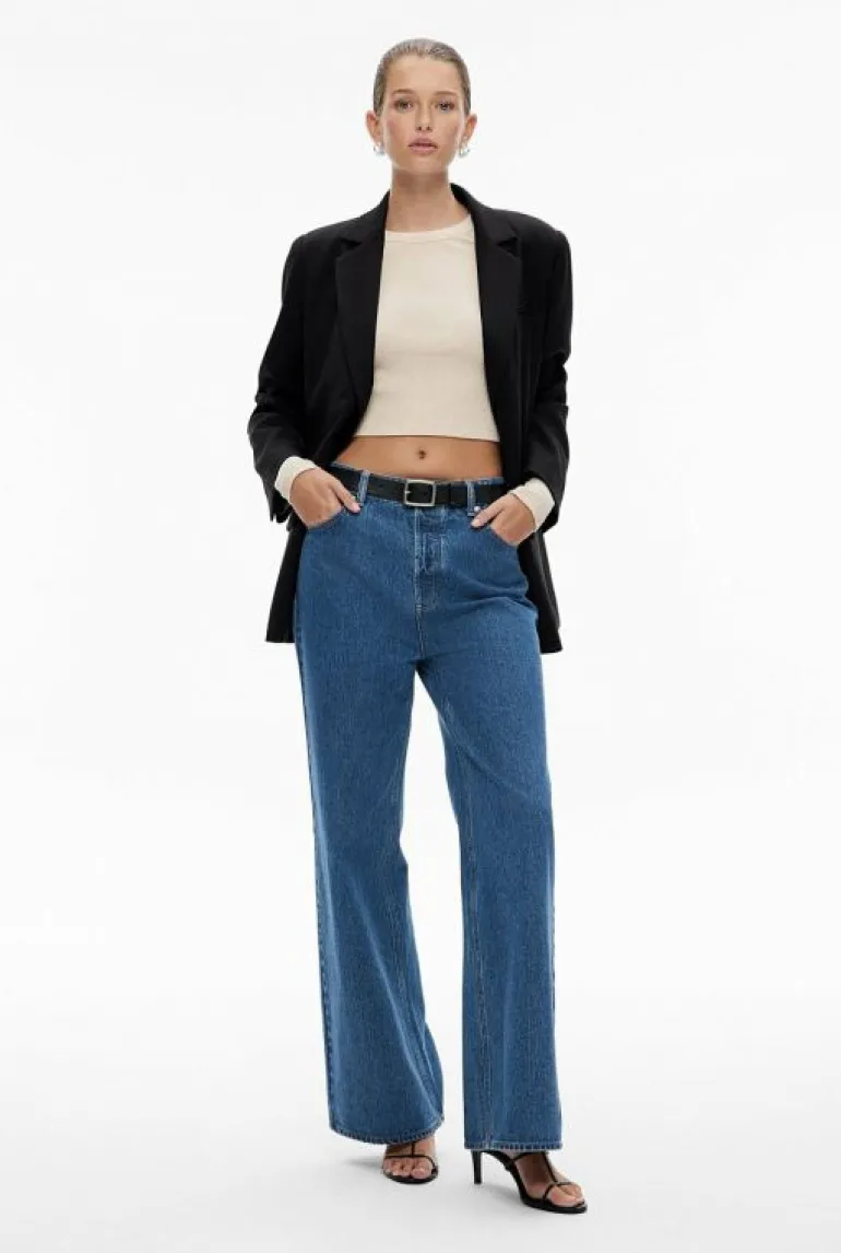 Sale | Tops & T Shirts^Witchery Crop Crew Rib Top FreshWhite