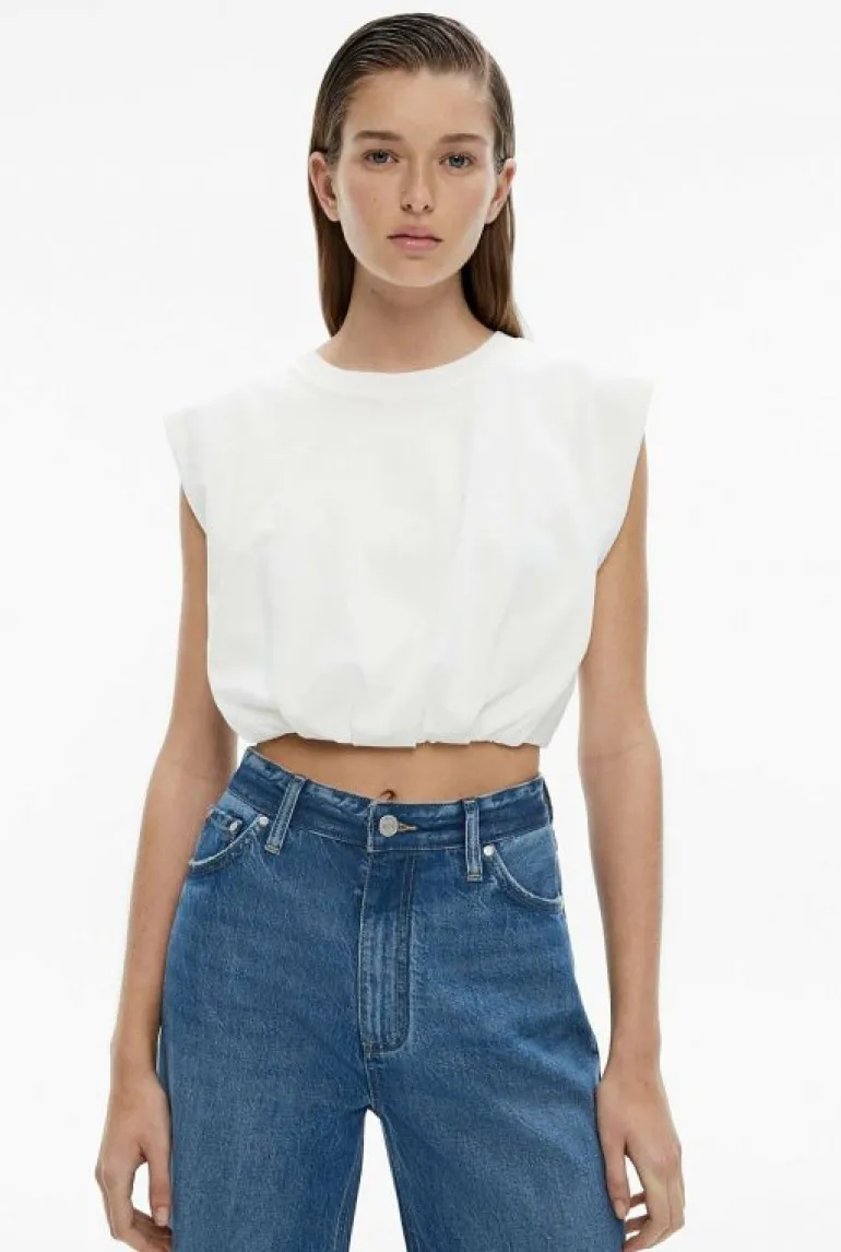 Sale | Tops & T Shirts^Witchery Crop Gather Tank SlateBlue