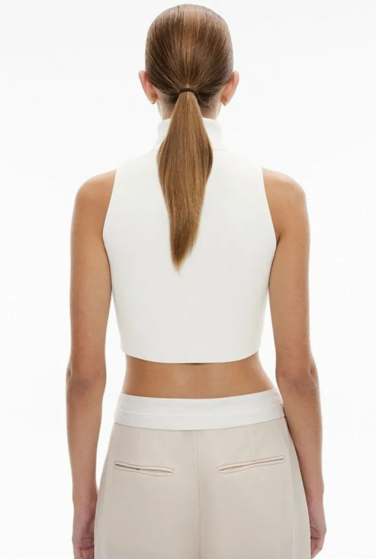Sale | Tops & T Shirts^Witchery Crop High Neck Knit Black