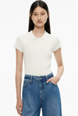 Sale | Tops & T Shirts^Witchery Crop Polo Knit Lilac