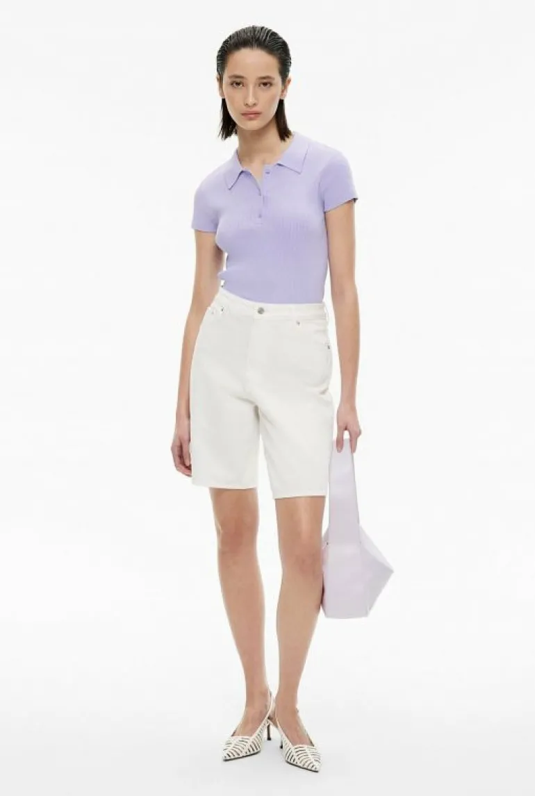Sale | Tops & T Shirts^Witchery Crop Polo Knit Lilac