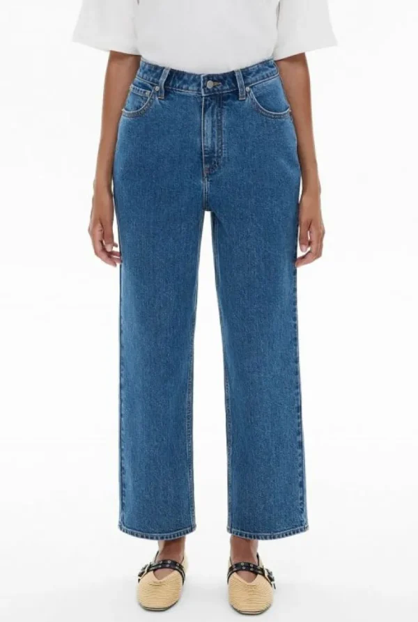 Denim & Jeans^Witchery Crop Straight Jean VintageWashDenim