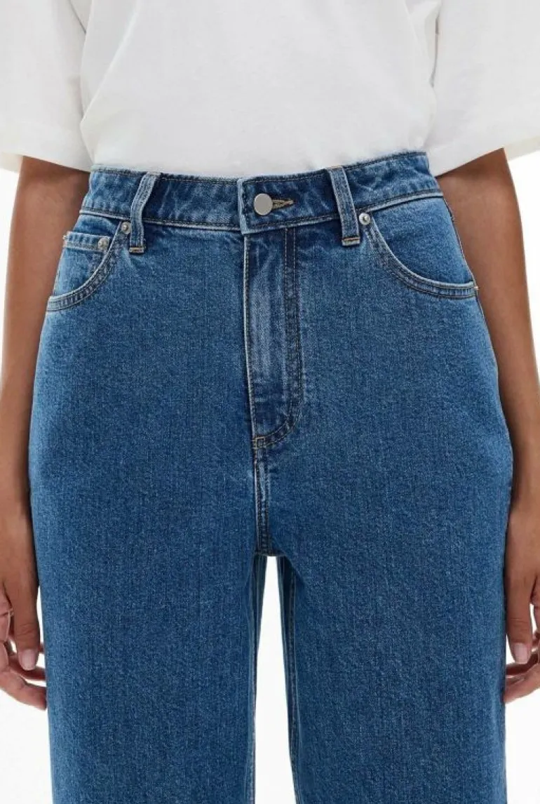 Denim & Jeans^Witchery Crop Straight Jean VintageWashDenim