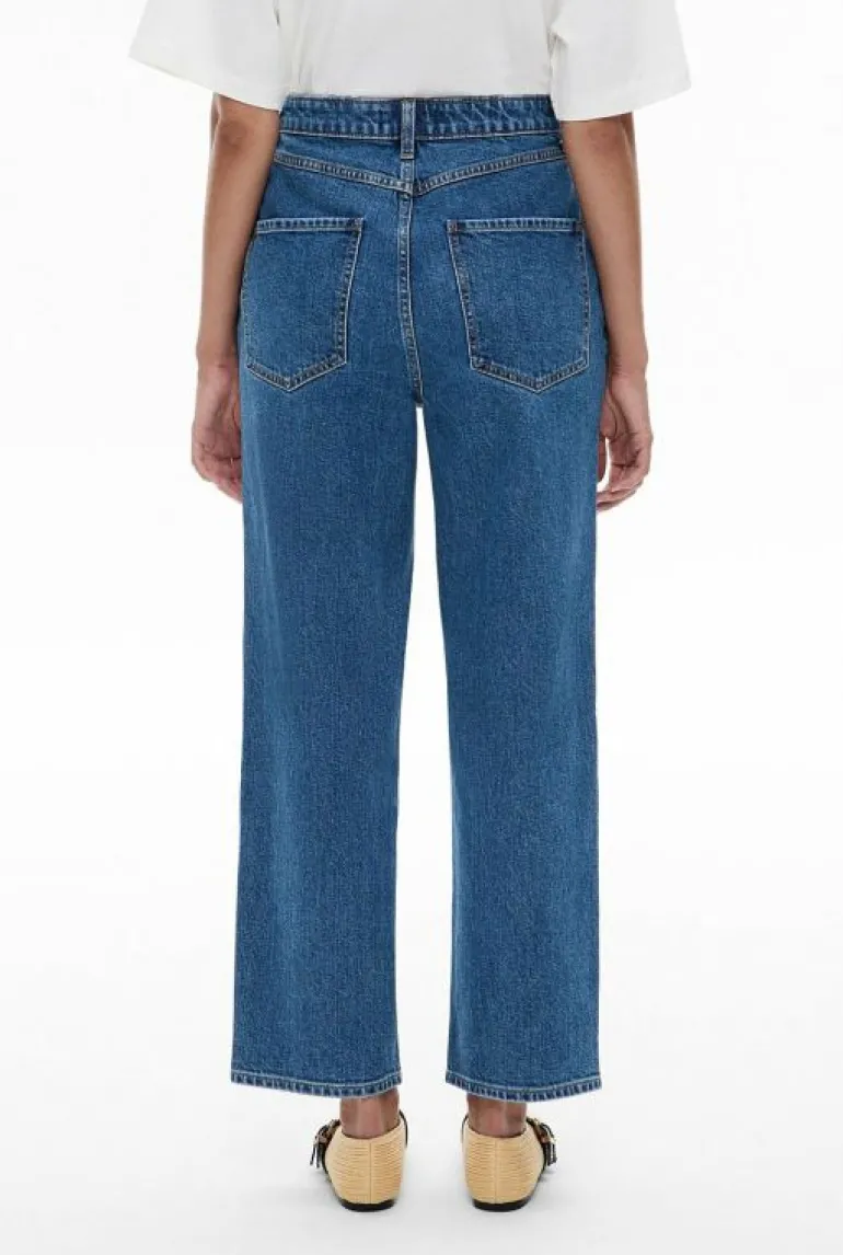 Denim & Jeans^Witchery Crop Straight Jean VintageWashDenim
