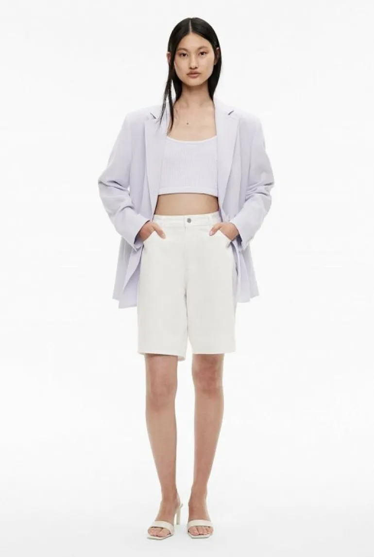Sale | Tops & T Shirts^Witchery Cropped Rib Knit Top LilacTint
