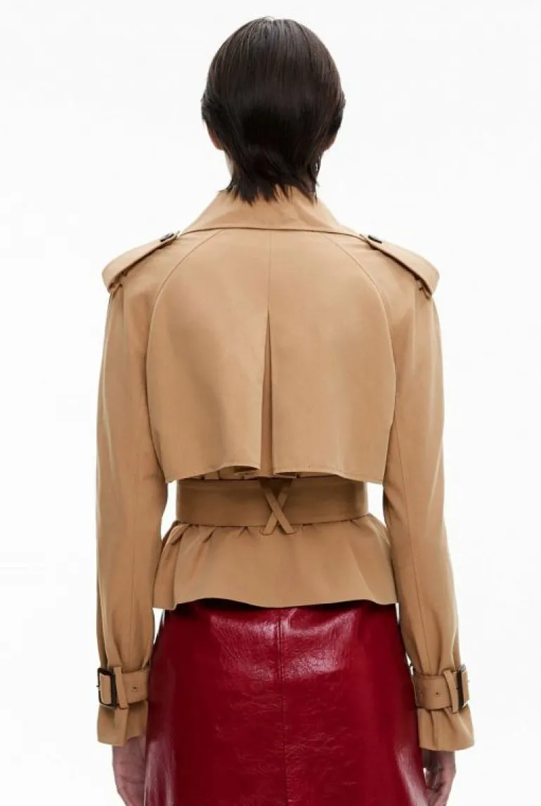 Jackets & Coats^Witchery Cropped Trench Black