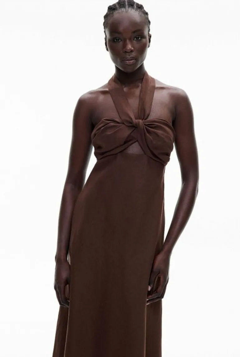 Sale | Dresses^Witchery Cut Out Tie Maxi Dress ChocolateBrown