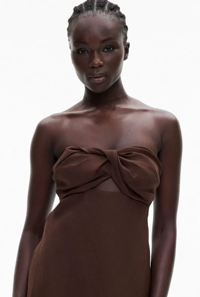 Sale | Dresses^Witchery Cut Out Tie Maxi Dress ChocolateBrown