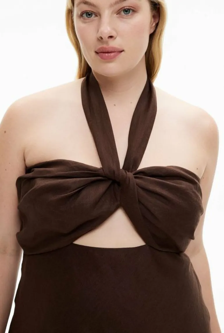 Sale | Dresses^Witchery Cut Out Tie Maxi Dress ChocolateBrown