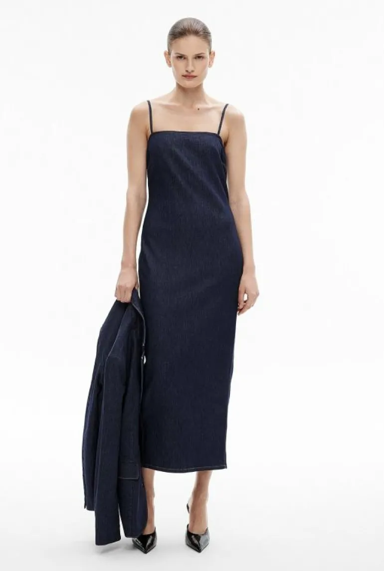 Sale | Dresses^Witchery Denim Longline Dress DarkIndigo