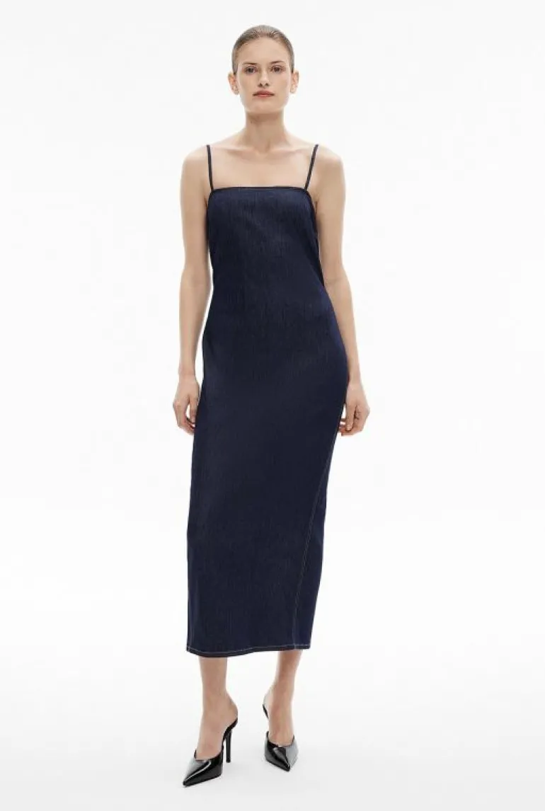 Sale | Dresses^Witchery Denim Longline Dress DarkIndigo