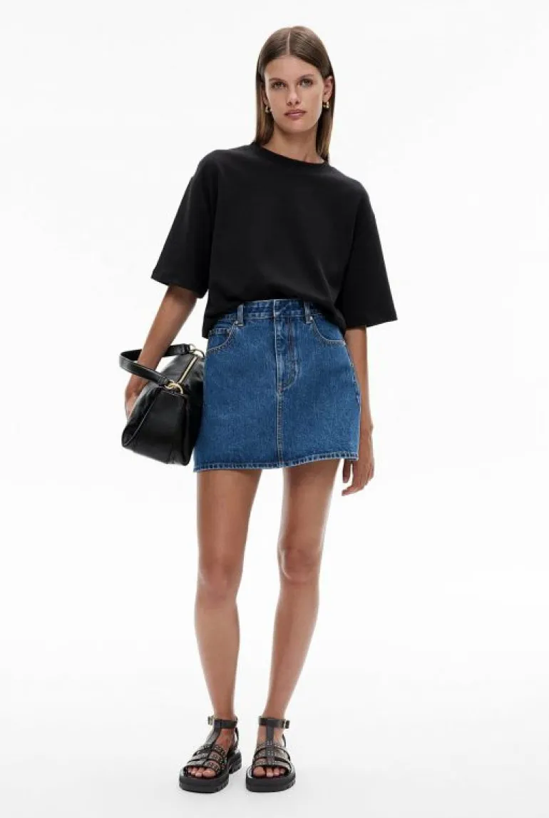 Skirts^Witchery Denim Mini Skirt Indigo