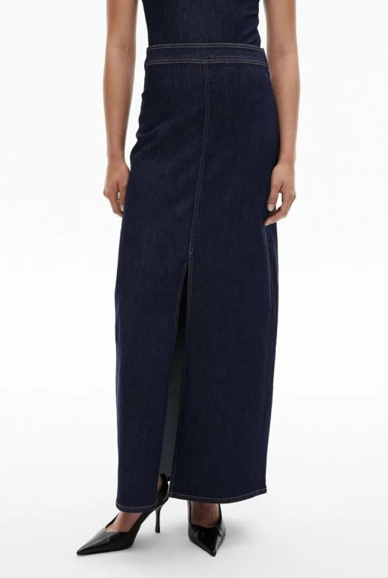 Sale | Skirts^Witchery Denim Split Front Skirt DarkIndigo