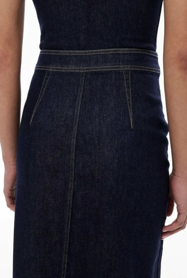 Sale | Skirts^Witchery Denim Split Front Skirt DarkIndigo