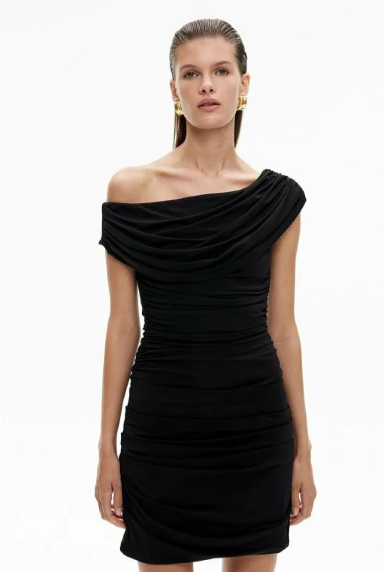 Sale | Dresses^Witchery Drape Mini Dress Black