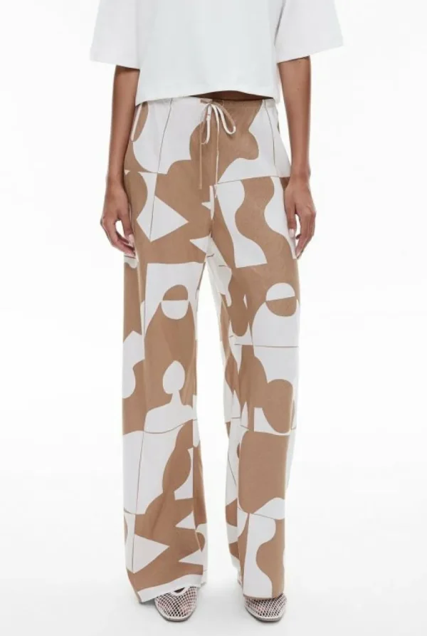 Pants^Witchery Elastic Pull On Pant GeoTileBlack