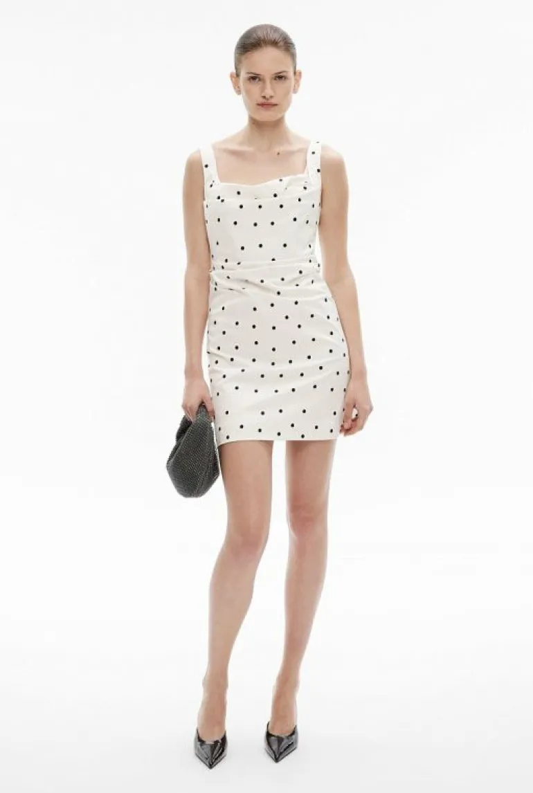 Sale | Dresses^Witchery Embroidered Spot Mini Dress White