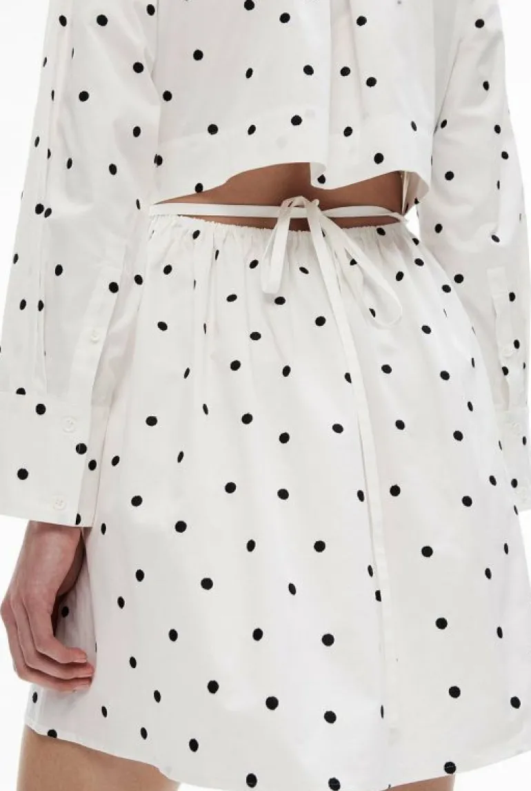 Sale | Dresses^Witchery Embroidered Spot Mini Shirt Dress White