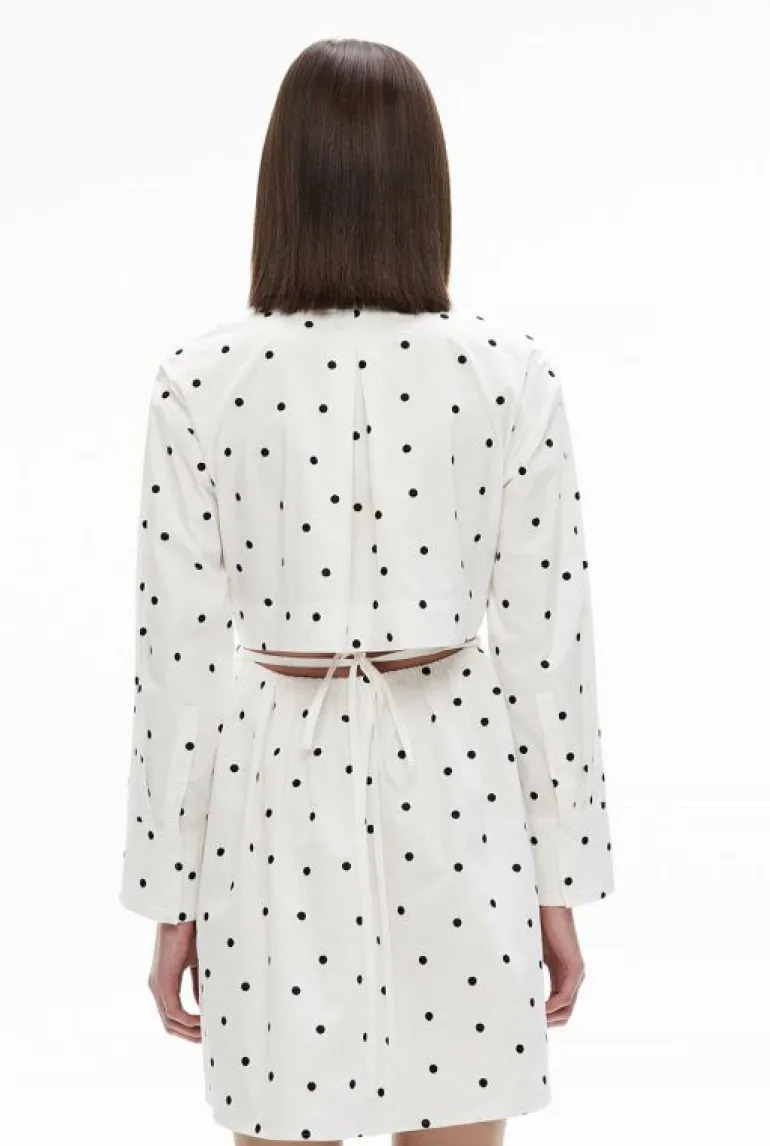 Sale | Dresses^Witchery Embroidered Spot Mini Shirt Dress White