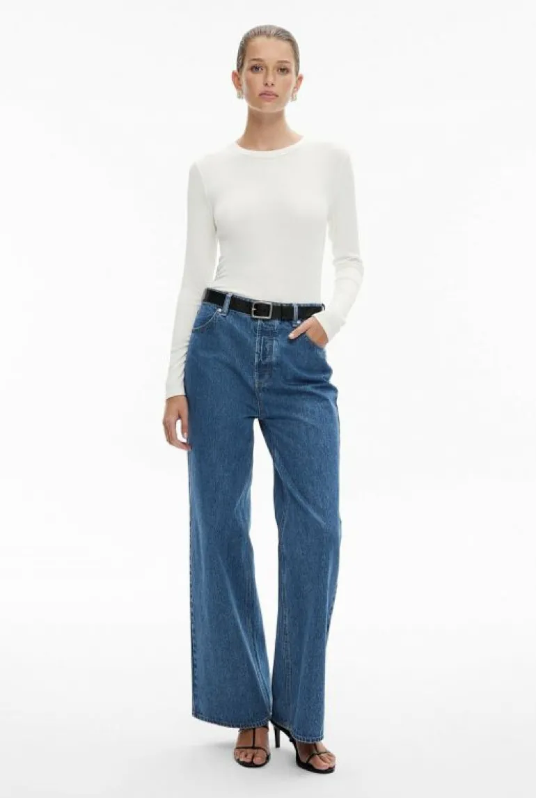 Sale | Tops & T Shirts^Witchery Fine Rib Jersey Top FreshWhite