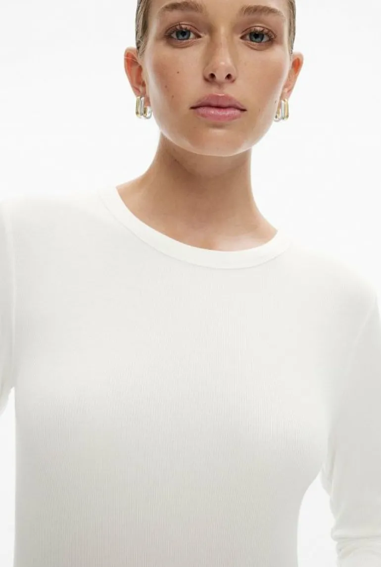 Sale | Tops & T Shirts^Witchery Fine Rib Jersey Top FreshWhite