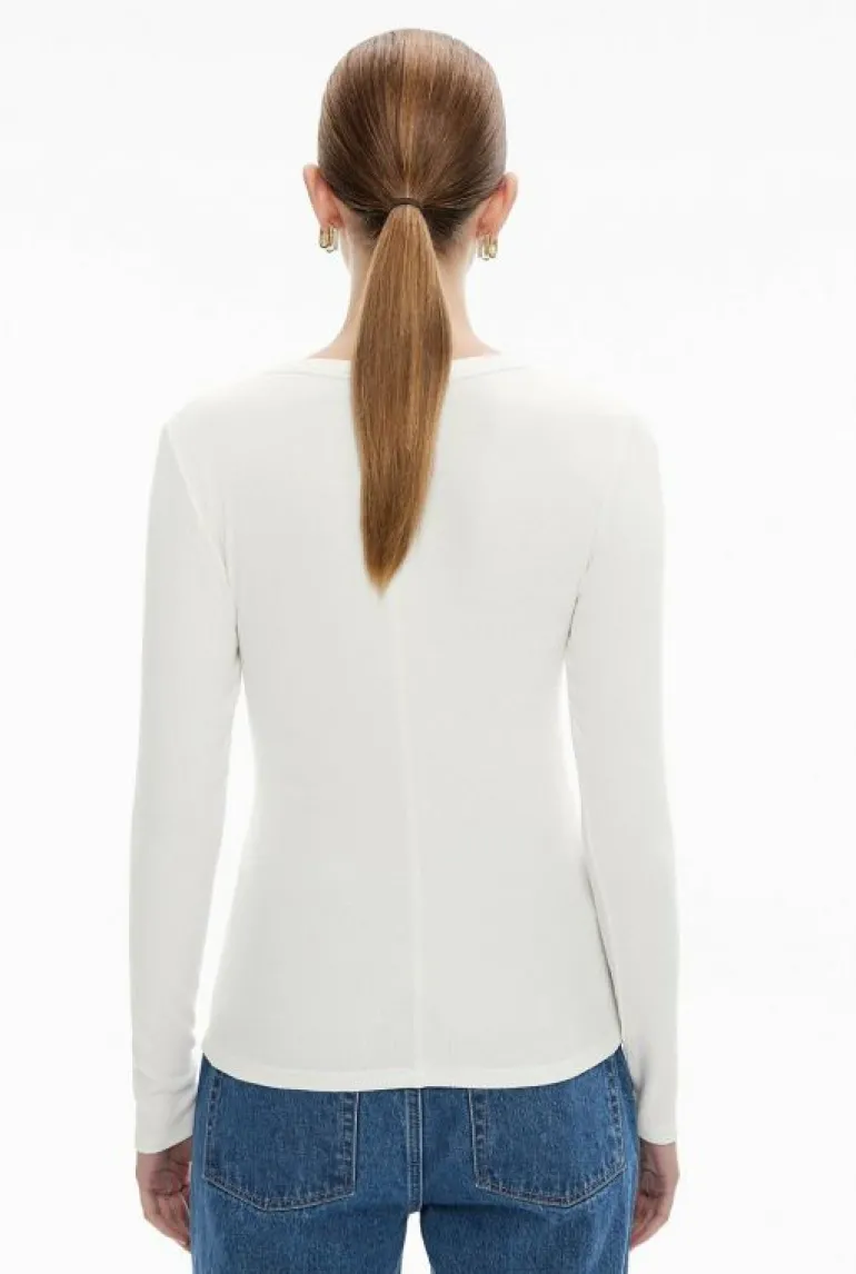Sale | Tops & T Shirts^Witchery Fine Rib Jersey Top FreshWhite