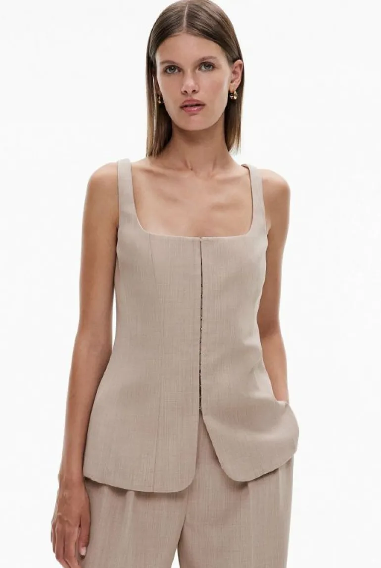 Tops & T Shirts | Shirts^Witchery Fitted Seam Detail Top PralineYd
