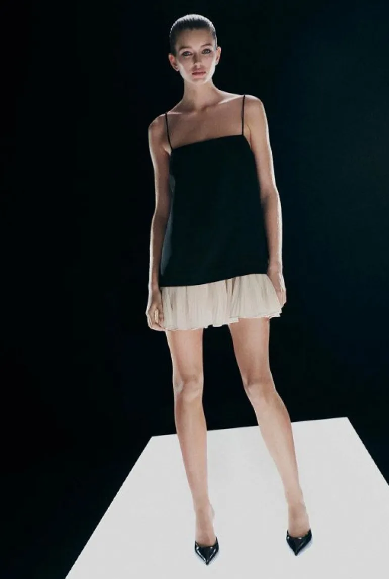 Sale | Dresses^Witchery Flounce Mini Dress Black