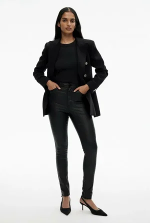 Sale | Denim & Jeans^Witchery Full Length Coated Jean Black