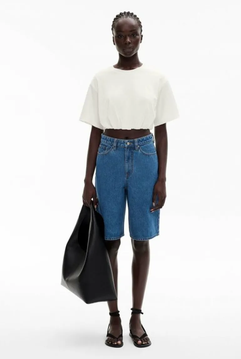 Tops & T Shirts^Witchery Gather Crop Tee FreshWhite
