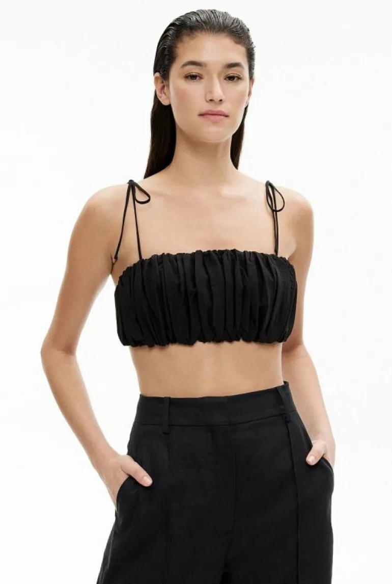 Sale | Tops & T Shirts^Witchery Gathered Crop Bodice Black