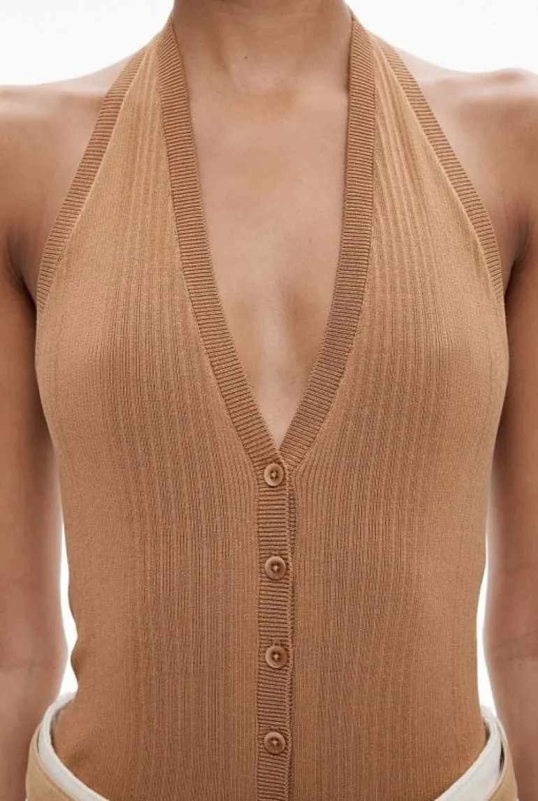 Tops & T Shirts | Knitwear^Witchery Halter Button Knit Black