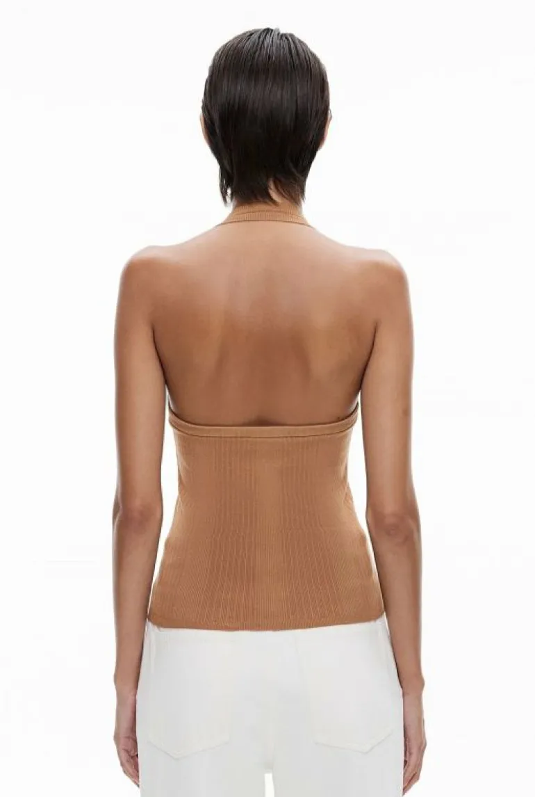 Tops & T Shirts | Knitwear^Witchery Halter Button Knit Black