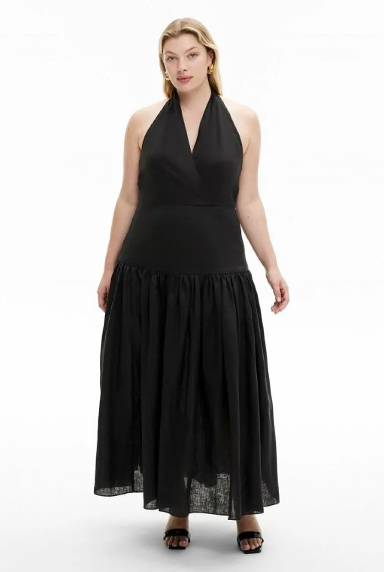 Dresses^Witchery Halter Drop Waist Dress FreshWhite