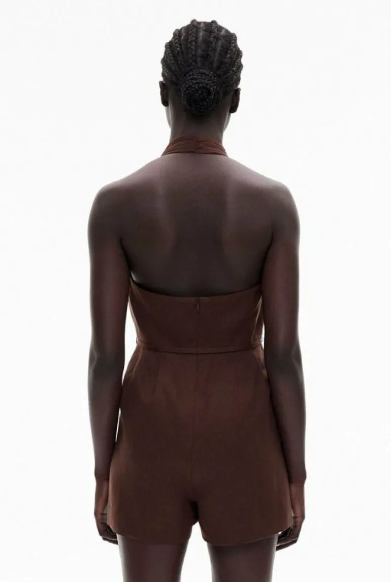 Sale | Dresses^Witchery Halter Playsuit ChocolateBrown