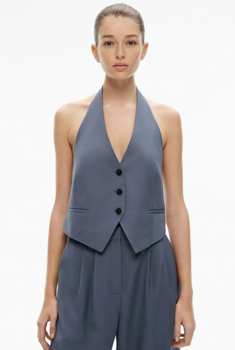 Sale | Jackets & Coats^Witchery Halter Waistcoat SlateBlue