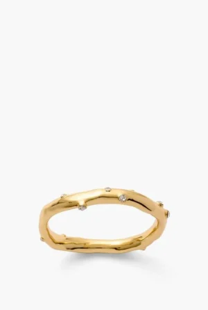 Jewellery^Witchery Harper Crystal Bangle Gold