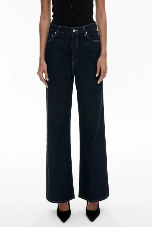 Denim & Jeans^Witchery Hi Rise Wide Leg Jean DarkIndigo