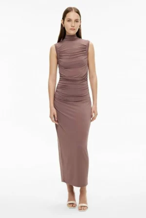 Sale | Dresses^Witchery High Neck Gather Dress Lilac