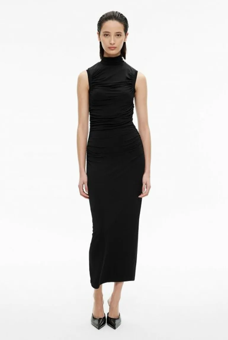 Sale | Dresses^Witchery High Neck Gather Dress Lilac